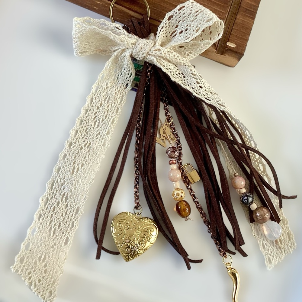 🌸Lace Bow Bag Charm/Key Chain